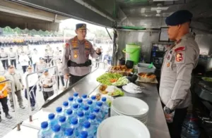 Kapolri Tinjau Sarana-Prasarana Pada Apel Kesiapan Tanggap Bencana di Mako Brimob
