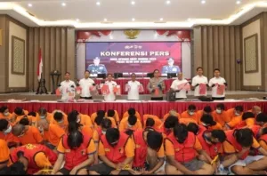 Polda Jatim Berhasil Ungkap 1.443 Kasus dan Amankan 1.135 Tersangka Selama Operasi Sikat Semeru 2025