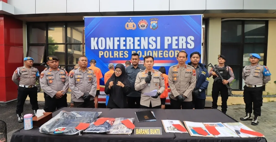 Polres Bojonegoro Amankan 8 Pelaku Kejahatan dalam Operasi Sikat Semeru 2025