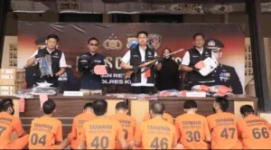 Polres Kediri Kota Ungkap 8 Kasus Selama Operasi Sikat Semeru 2025