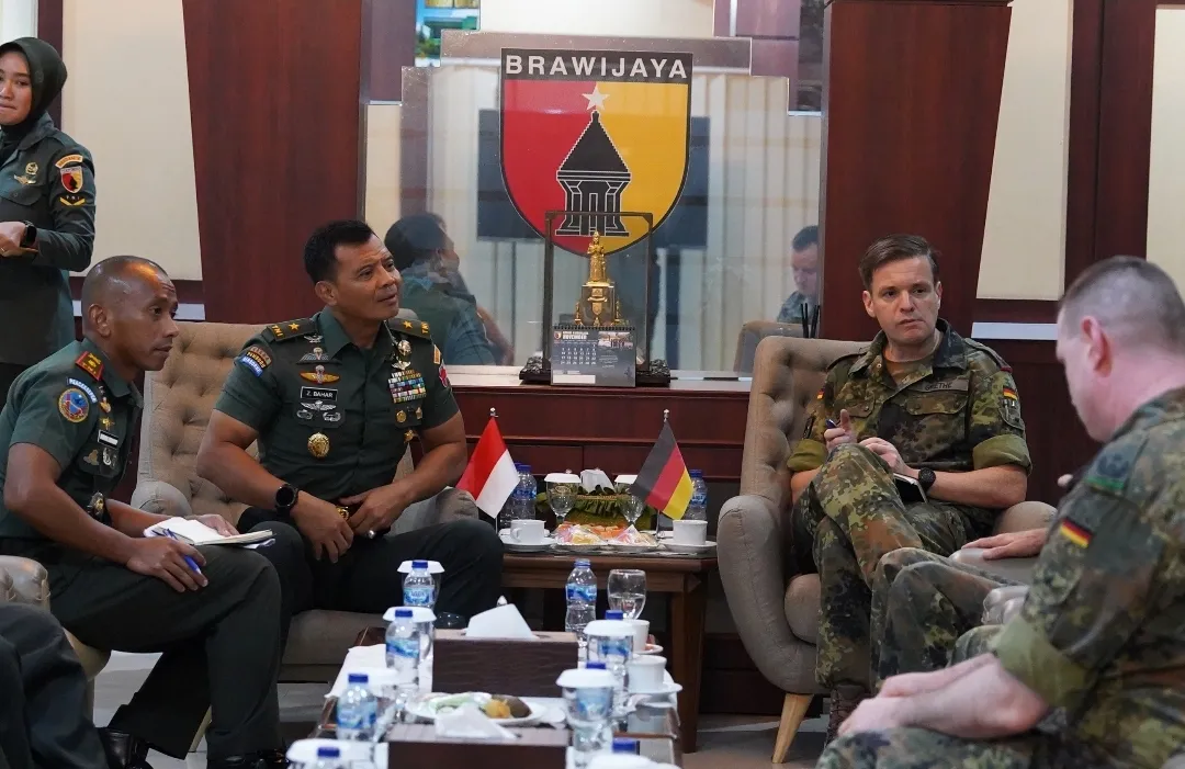 Kasdam V/Brawijaya Terima Delegasi Jerman Bahas Penguatan Kerja Sama Militer Strategis 2025