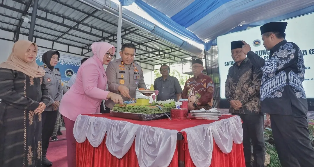 Polres Blitar Launching SPPG di Jimbe Wujudkan Dukungan Polri Terhadap Generasi Sehat
