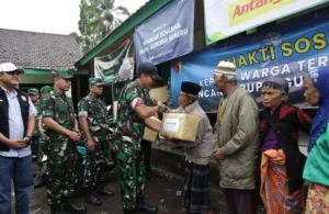 Kasdam Brawijaya Tinjau Lokasi Terdampak Erupsi Semeru