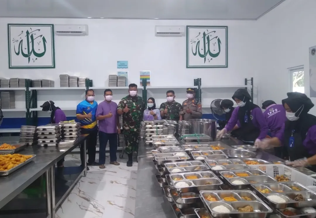 Kasdim 0806/Trenggalek Kawal Mutu Program Makan Bergizi Gratis