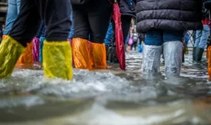 Banjir Landa Tiga RT di Gayam Kediri