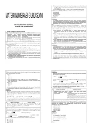 Bocoran kisi-kisi AKG! 30 soal MI lengkap jawaban dan pembahasan