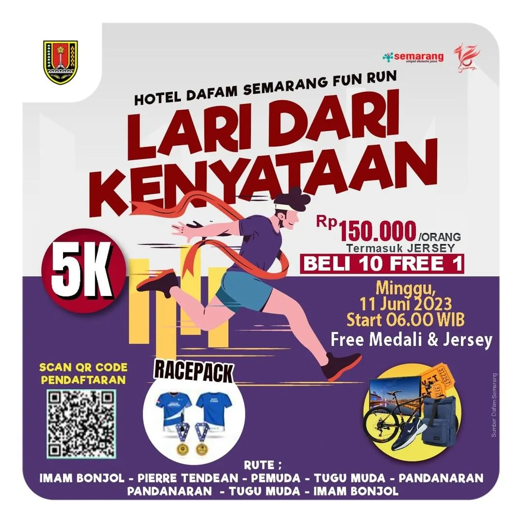 Dinkesta Fun Run 2025 Meriahkan Perayaan Hari Kesehatan Nasional di Tulungagung