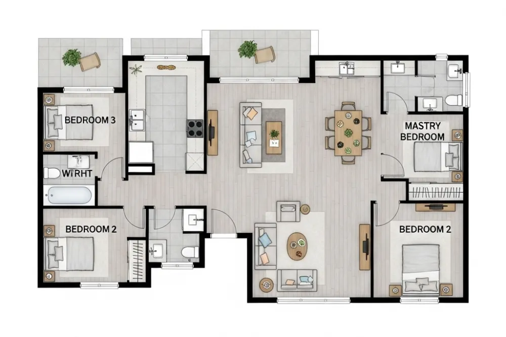 10 Desain Rumah 3 Kamar Tidur Minimalis yang Menarik