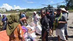TNI Perbaiki Metode Airdrop Pasca Keluhan Bantuan Rusak