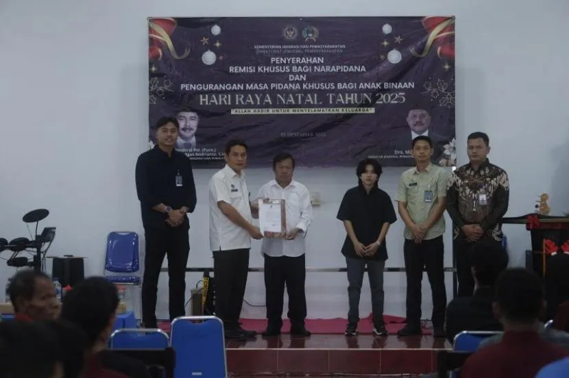 79 narapidana Lapas Tarakan terima remisi Natal 2025 1 79 narapidana Lapas Tarakan terima remisi Natal 2025