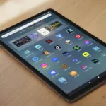 Amazon Fire Max 11 on Table