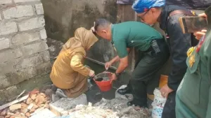 Doa Bersama dan Peletakan Batu Pertama Pembangunan Rumah Syukur di Kelurahan Gebang Putih