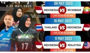 Jadwal lengkap Timnas voli putri Indonesia 111