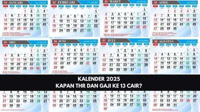 THR dan Gaji 13 2025 Cair Serentak Tanggal Ini
