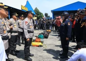 Polri Gelar Apel Pergeseran Pasukan, Tegaskan Komitmen Percepatan Bantuan Bencana