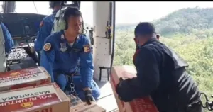 Kapolri Salurkan Bantuan Kemanusiaan ke Aceh Tamiang Melalui Airdrop Akibat Lokasi Masih Terisolir