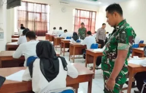 TNI-Polri Kawal Seleksi Perangkat Desa di Tugu Trenggalek, Enam Desa Dapat Aparatur Baru