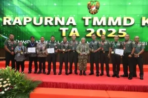 Pangdam V/Brawijaya Hadiri Rapurna TMMD Sekaligus Apresiasi Keberhasilan Kodim di Tingkat Nasional