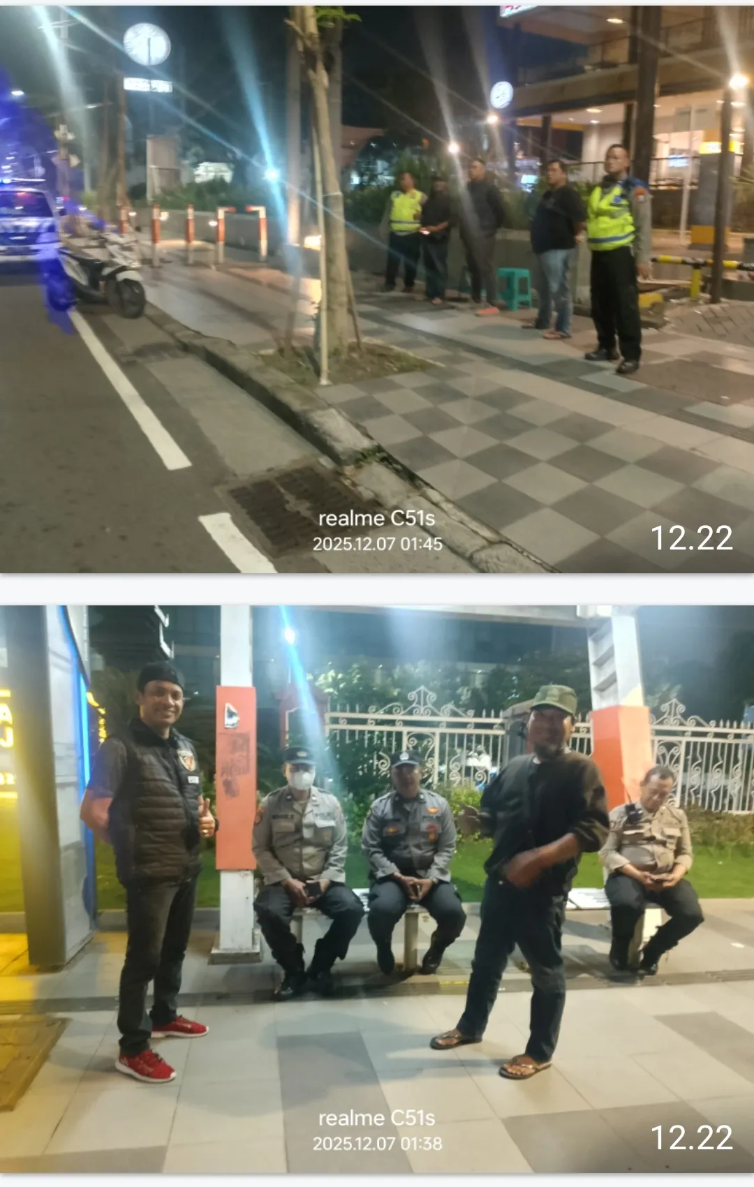 Patroli Blue Light Polsek Gayungan Perkuat Kamtibmas, Wilayah Terpantau Kondusif