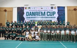 Ratusan Atlet Bulu Tangkis Jatim–Jateng Meriahkan Danrem Cup di Ponorogo