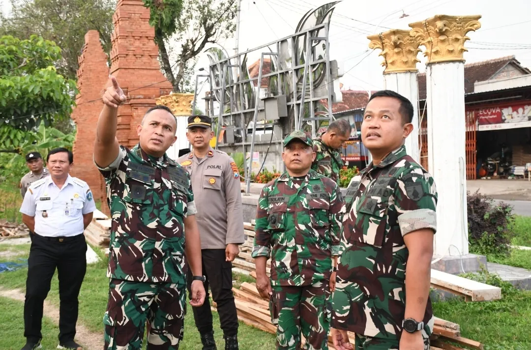 Danrem Tinjau Progres Pembangunan 2 Koperasi Merah Putih di Ponorogo