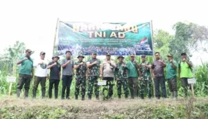 Cegah Banjir di Dusun Kebonduren, Korem 081/DSJ Perkuat Tanggul dengan Penghijauan