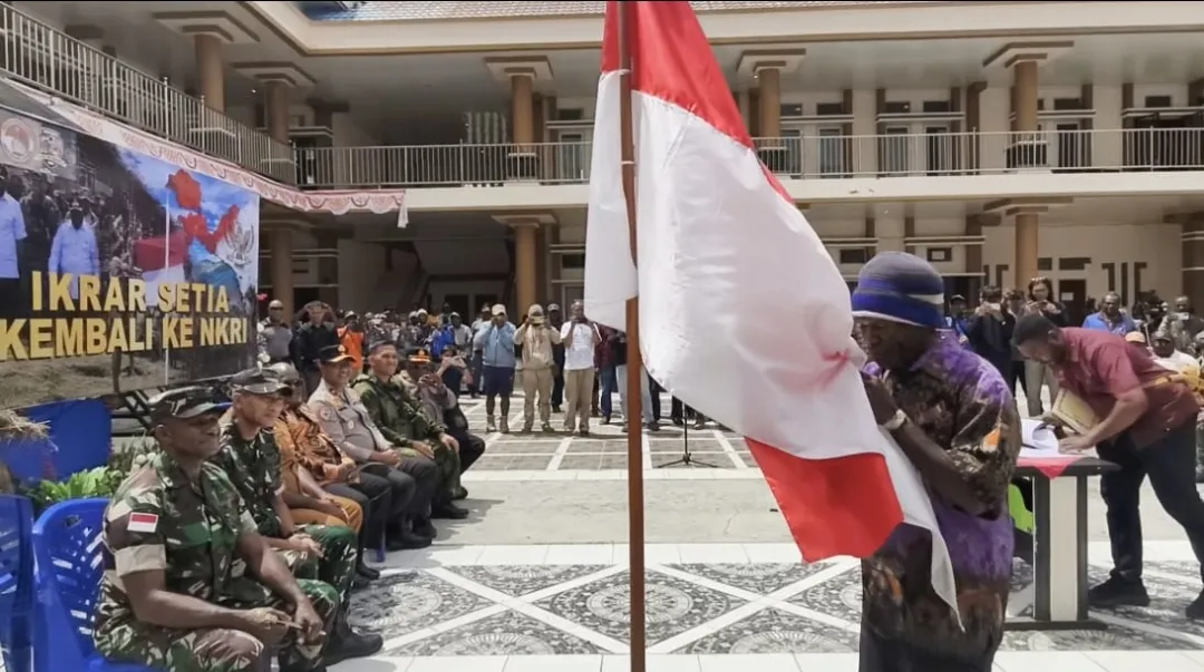 Kembalinya Lima Eks OPM Intan Jaya Teguhkan Komitmen Persatuan dan Perdamaian Papua