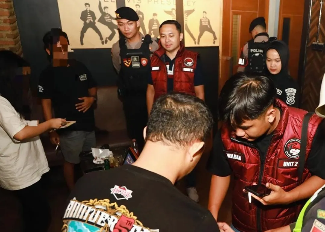 Jelang Nataru Polres Jember Gelar Razia Tempat Hiburan Malam