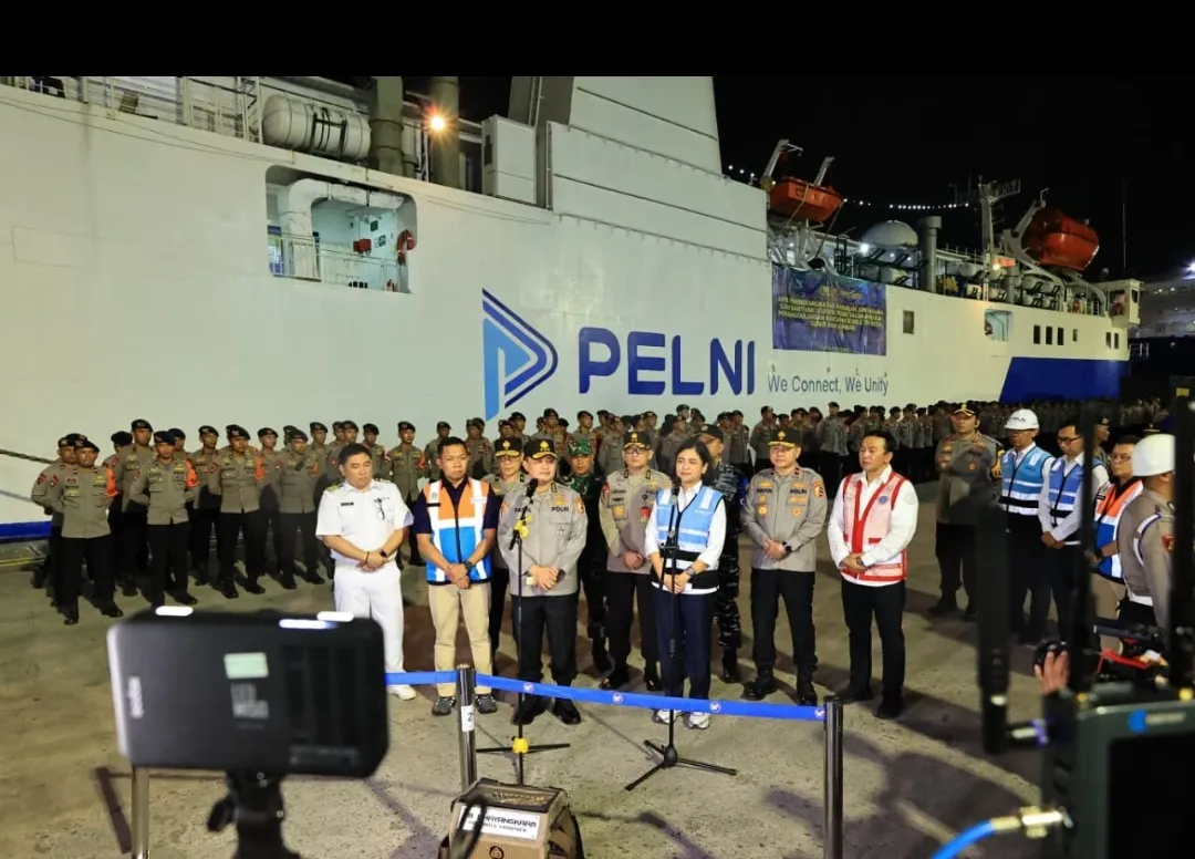 Polri Terus Kirimkan Pasukan serta Logistik ke Wilayah Terdampak Bencana di Sumatera, Sinergi Kemanusiaan Bersama PT Pelni