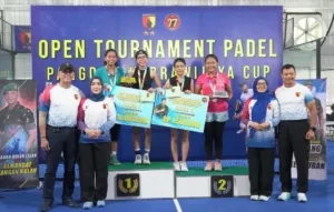 Semangat Sportivitas Warnai Penutupan Open Tournament Padel Pangdam V/Brawijaya Cup 2025