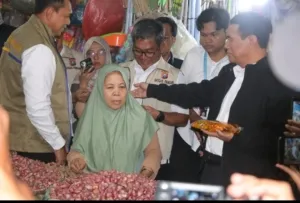 Jelang Nataru Satgas Pangan Polda Jatim Sidak Pasar