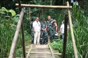 Danrem Tinjau Sasaran TMMD ke-127 di Blitar, Jembatan dan Jalan Segera Ditingkatkan