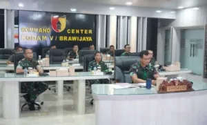 Rapat Strategis Kodam V/Brawijaya Bahas Kesiapan Brigif dan Yonif TP Tahap III di Tahun 2026