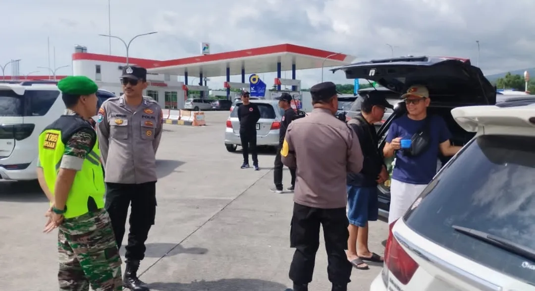 Libur Pertama Nataru, Polres Pasuruan Pastikan Arus Lalu Lintas Masih Terkendali