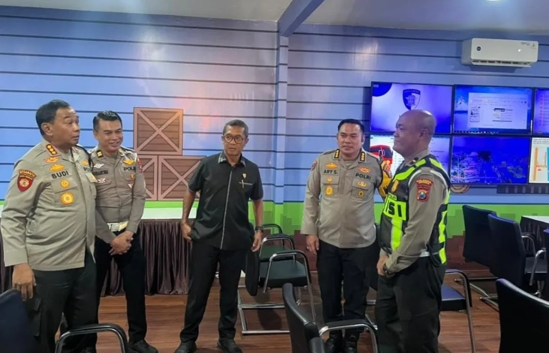 Satgas Ops Lilin Semeru Polda Jatim Cek Pospam Terminal Purabaya Pastikan Pelayanan Maksimal