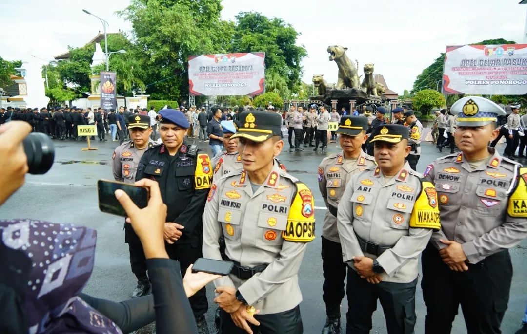Polres Ponorogo Siagakan 1.750 Personel Pengamanan Bumi Reog Berzikir