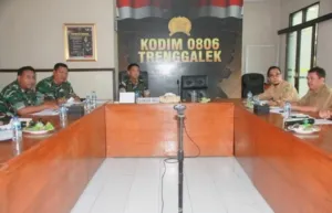 Dandim 0806/Trenggalek Pimpin Rakor Percepatan Koperasi Desa Merah Putih