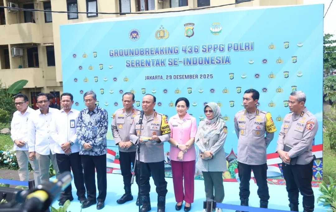 Wakapolri Pimpin Groundbreaking 436 SPPG Serentak, Dukung Program Makan Bergizi Gratis