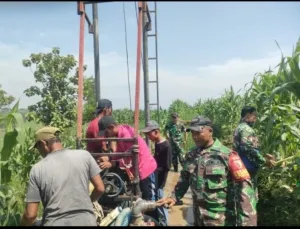 TNI AD Manunggal Air Siap Perkuat Pertanian di Nganjuk