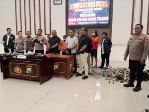 Polrestabes Surabaya Bongkar Pencurian Kabel PJU dan Telkom, Beberapa Pelaku Masih DPO