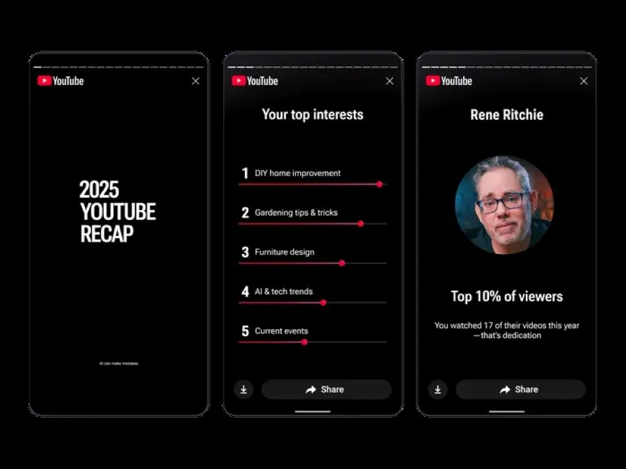 YouTube Recap 2025