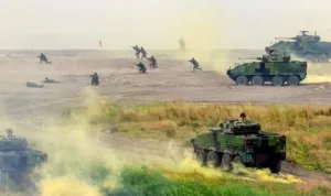 Selat Taiwan Akibat Latihan Militer Cina