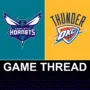 Oklahoma City Thunder vs Charlotte Hornets, Permainan Sengit di Paycom Center