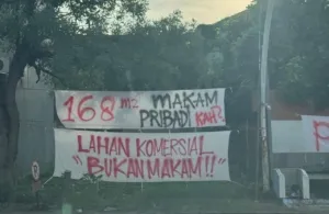 Warga Istana Mentari Tagih Ketegasan Developer Relokasi Makam di Lahan Komersial