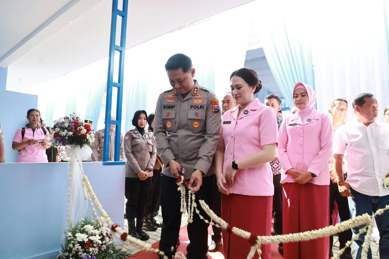 Kapolres Jember Resmikan SPPG di Mayang Dukung Program MBG