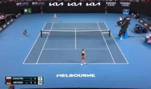 Iga Swiatek vs Yue Yuan di Australian Open 2026