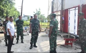 Danrem Untoro Tinjau 2 Lokasi Pembangunan KDKMP di Ngawi