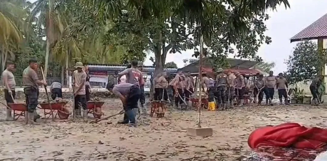 Gerak Cepat dalam Pemulihan Pascabencana, Polri Pastikan Sekolah di Aceh Utara Siap Digunakan