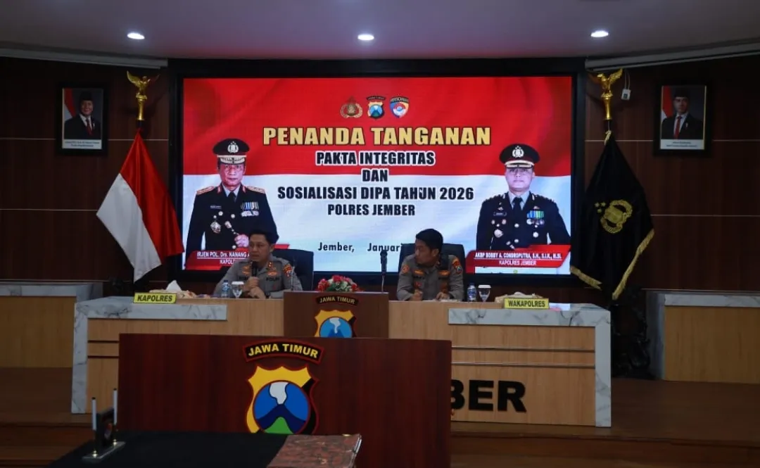 Awal 2026 Polres Jember Tegaskan Komitmen Integritas dan Transparansi Pelayanan