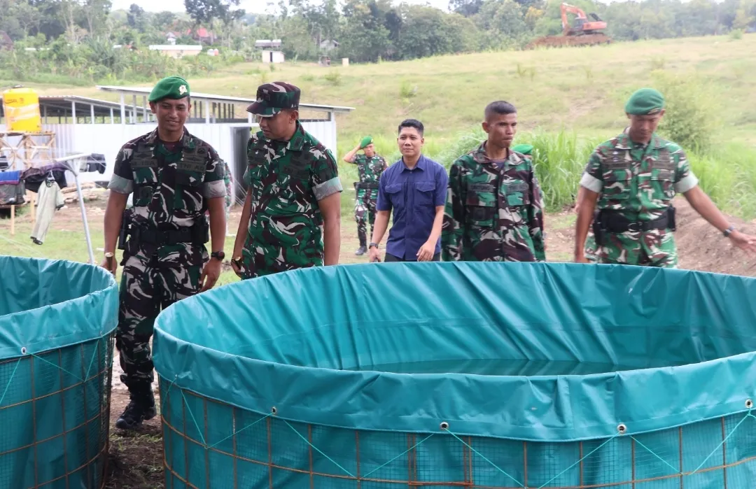 Lawatan Perdana, Dandim Tulungagung Apresiasi Semangat Prajurit Yonif TP 886